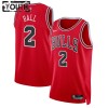 Chicago Bulls Lonzo Ball 2 Nike 2022-23 Icon Edition Punainen Lasten Pelipaidat Swingman